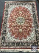 A Keshan rug 169 cm x 124 cm