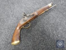 A non-working copy of a flintlock pistol