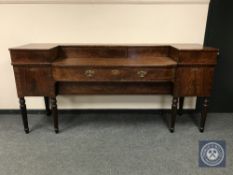 A late George III bow-fronted sideboard,
