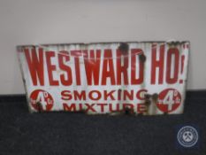 An early 20th century enamelled advertising sign 