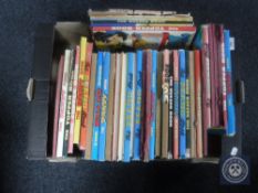 A box of 20th century annuals, Beano,