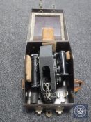 A Bakelite cased Bubble Sextant Mark IX