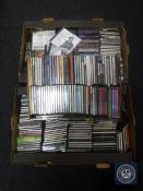Four boxes of CD's, easy listening,