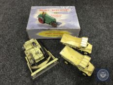 A collection of mid 20th century Dinky and Corgi vehicles