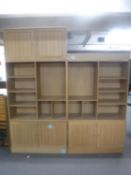 A 20th century Danish modular bookcase