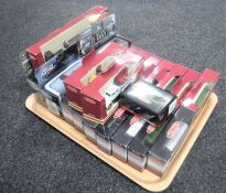 A tray of twenty-two boxed Corgi die cast vehicles - Corgi Trackside,