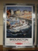 A railway advertising picture - Bridlington