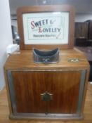 A Victorian mechanical stereoscopic viewer,