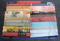 A crate of twenty first edition Biggles books including 1930's Oxford University Press editions