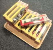 A tray of fourteen boxed Lledo Days Gone By Trackside vehicles