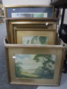 A signed limited edition print, 150th Anniversary of St Helen's Church First School by Paul Henry,