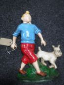 A cast metal door stop 