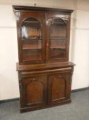 A Victorian mahogany bookcase,