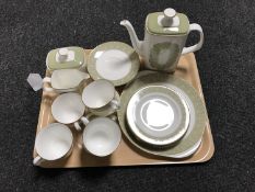 A twenty-two piece Royal Doulton Sonnet tea service