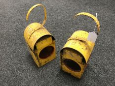 Two vintage Chalwyn Road Menders lamps