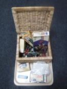 A tray containing assorted vintage die cast vehicles, Airfix HO.