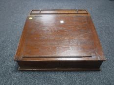A Victorian mahogany writing slope
