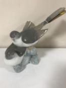 A Lladro figure of two birds on a branch