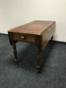 A Victorian mahogany Pembroke table