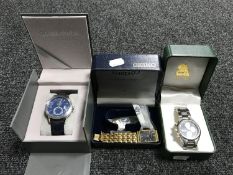 A gent's Globenfeld wristwatch,