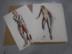 Donald James White : A folio containing fifteen drawings and prints, various subjects,