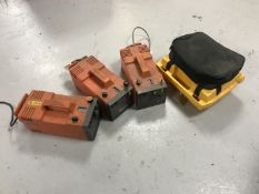 A cased Metrohm E3640 flash tester and three further testers