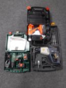 Three cased power tools - Bosch 14.