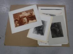 Donald James White : A folio containing fifteen drawings, various subjects, all parts unframed.