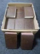 A box of set of Dickens books