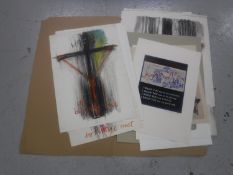 Donald James White : A folio containing fifteen drawings, various subjects, all parts unframed.