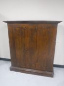 A Barker & Stonehouse hardwood cupboard