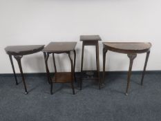 An Edwardian occasional table,