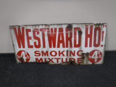 An early 20th century enamelled advertising sign 