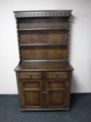 An oak Welsh dresser