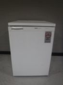 A Bosch Logixx under bench fridge