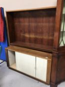 A set of mid 20th century open shelves