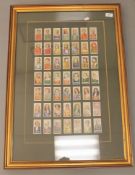 A montage of cigarette cards - British Royalty, 76 cm x 51 cm.