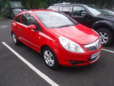 A 2009 Vauxhall Corsa Active Ecoflex CTDI 1248 CC Diesel 3-Door Hatchback Motor Car,