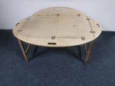 A butler's tray on stand