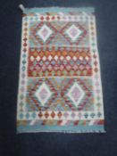 A vegetable dye wool Choli kelim rug,