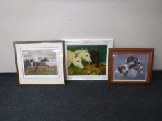 A signed limited edition print - Ready, Willing and Able by Judy Kent Pyrh, number 74 of 205,