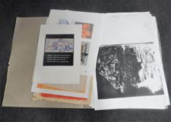 Donald James White : A folio containing twenty screenprints, various subjects, all parts unframed.