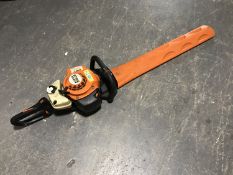 A Stihl 8S1R petrol hedge cutter