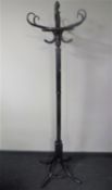 A Bentwood hat and coat stand