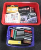 Two crates of CD's and DVD's including Star Trek box sets