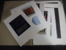 Donald James White : A folio containing twenty screenprints, various subjects, all parts unframed.