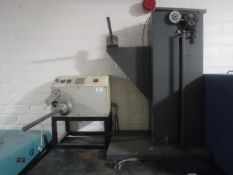 A tekna motorised cable de-reeler PFA 115 together with a Eubanks model 6216 cable de-reeler