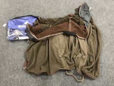 A Masta horse rug in carry bag