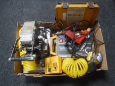 A Hotmaker model H401-FC, a cased Megger FT4 tester,