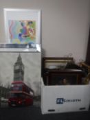 A quantity of pictures and prints,
